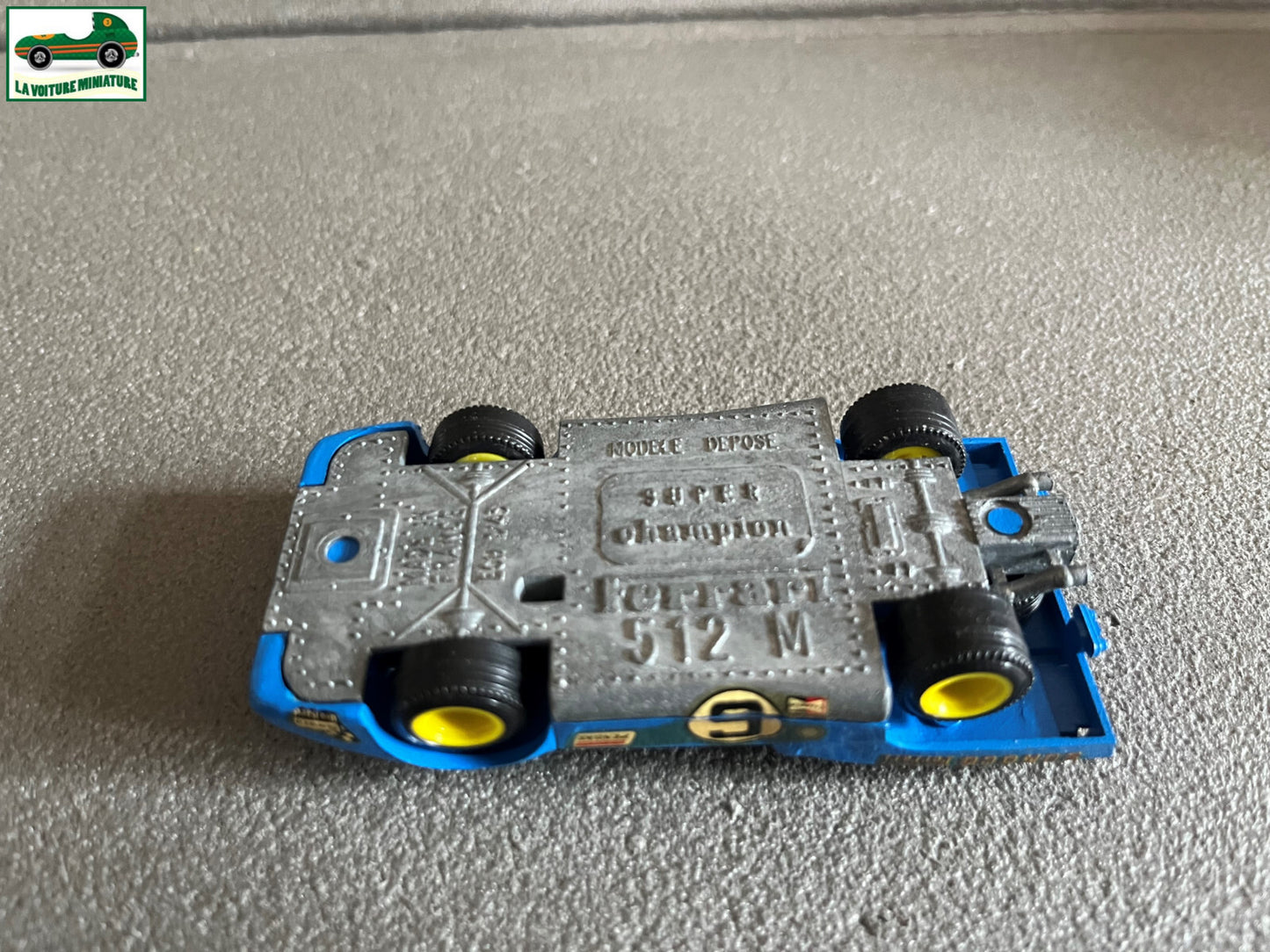 Ancienne Miniature Voiture Super Champion Ferrari 512 M France 1/43