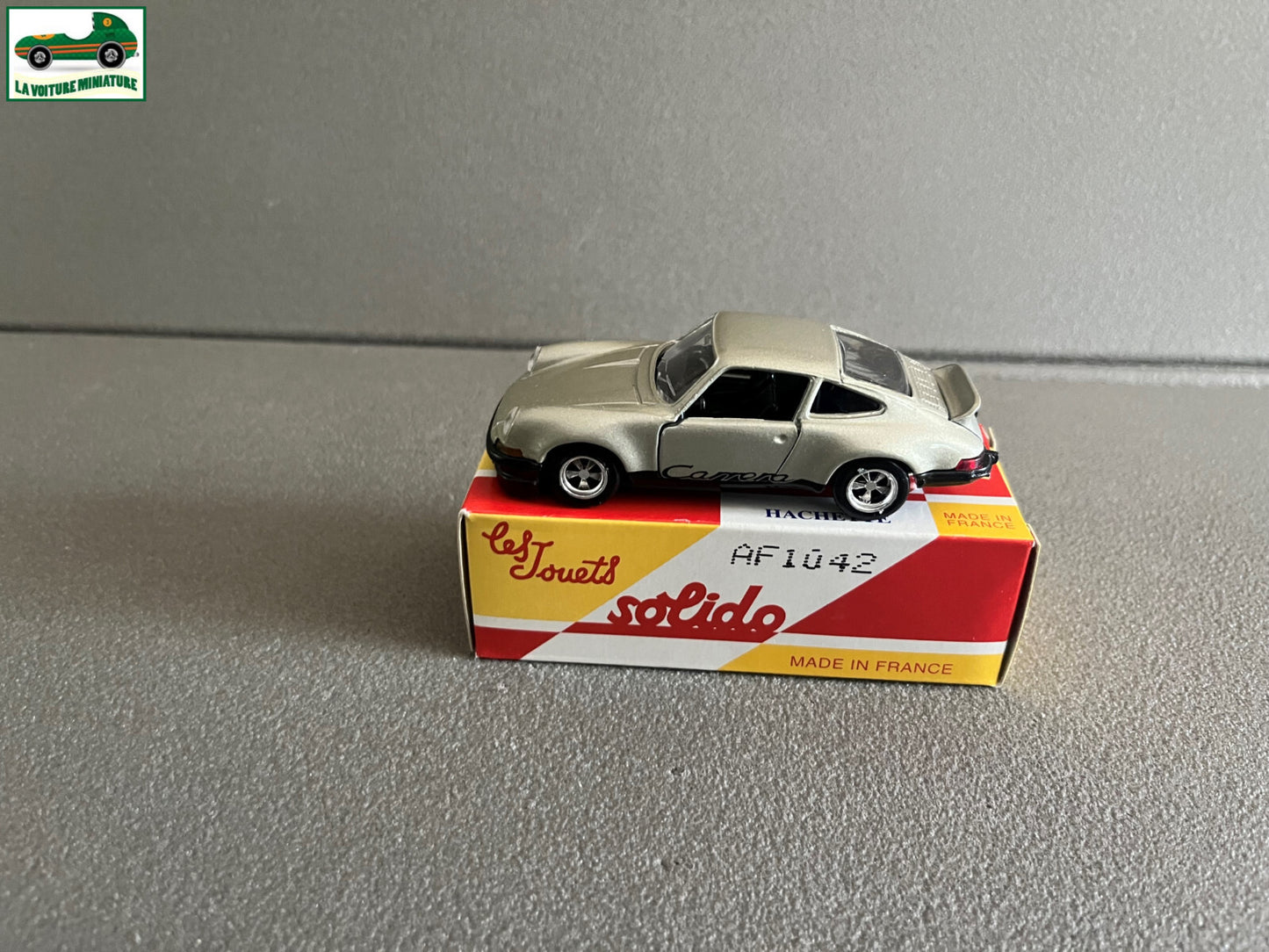 Voiture Miniature Porsche Carrera 1973 Solido Hachette 1/43