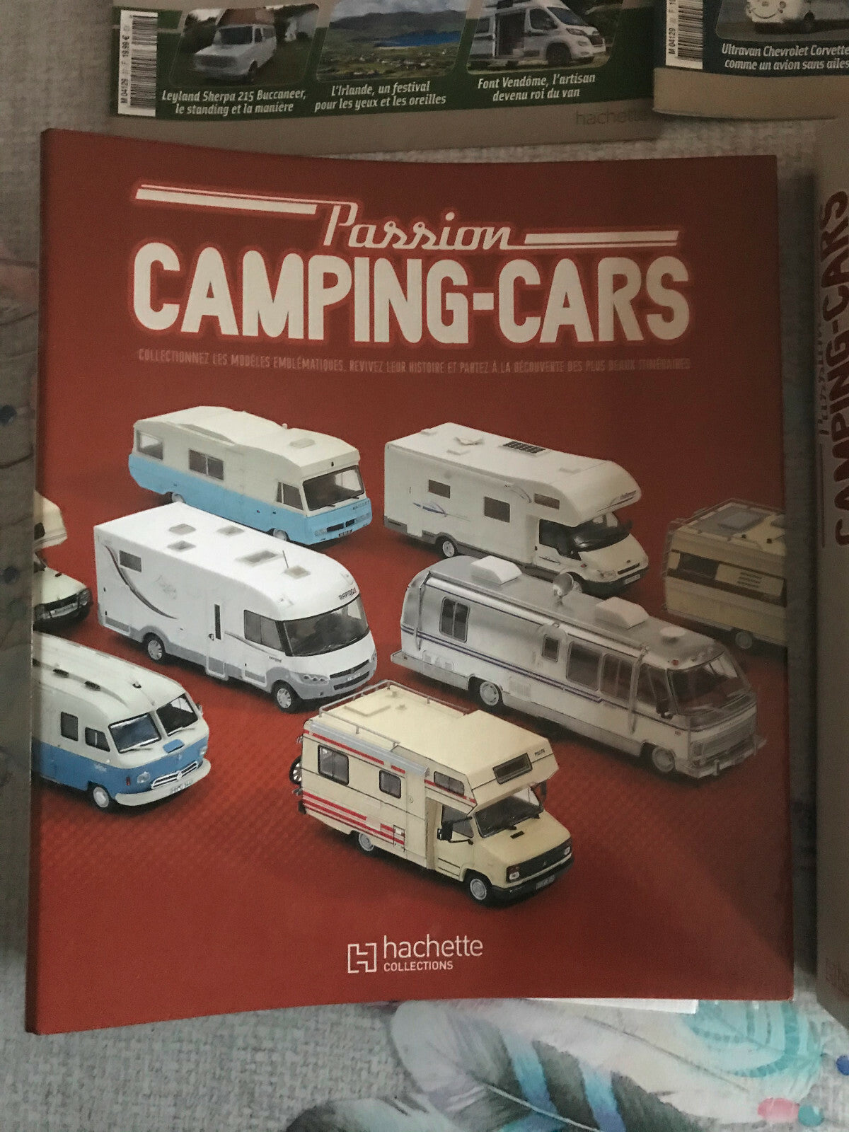 Voiture miniature Passion Camping Car Lot de 2 Classeurs + 4 Fascicules Hachette