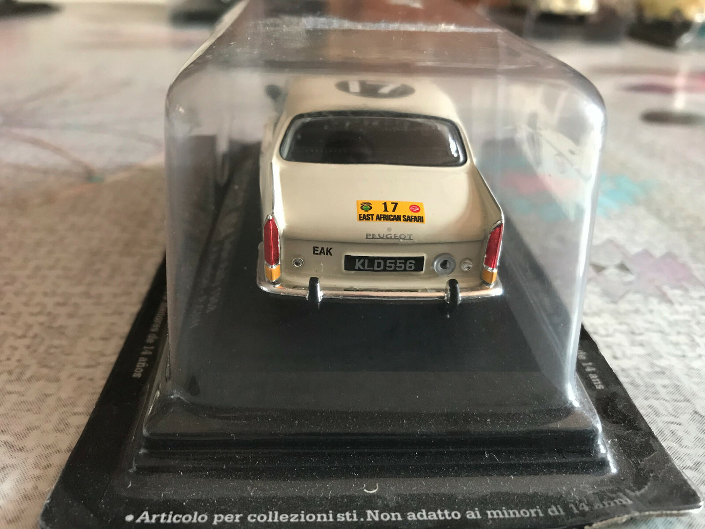 Voiture miniature Peugeot 404 Safari Rally 1968 Nowicki Cliff Rallye 1/43