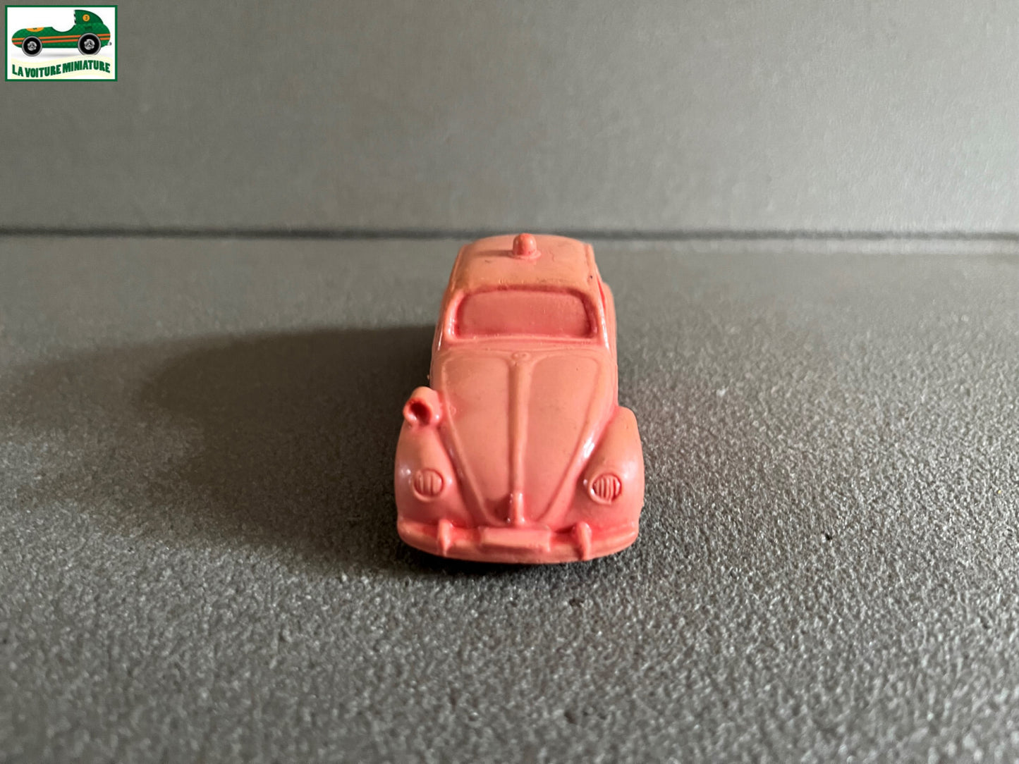 Voiture Miniature Ancien Volkswagen Cox Tomte Lardal Norway Plastique Gomme 1/43