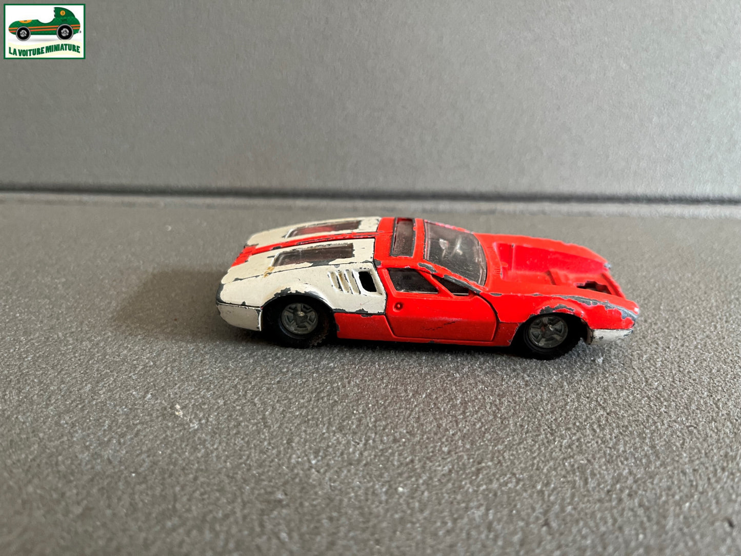 Ancienne Miniature Voiture Dinky Toys De Tomaso Mangusta Meccano 1/43 Epave