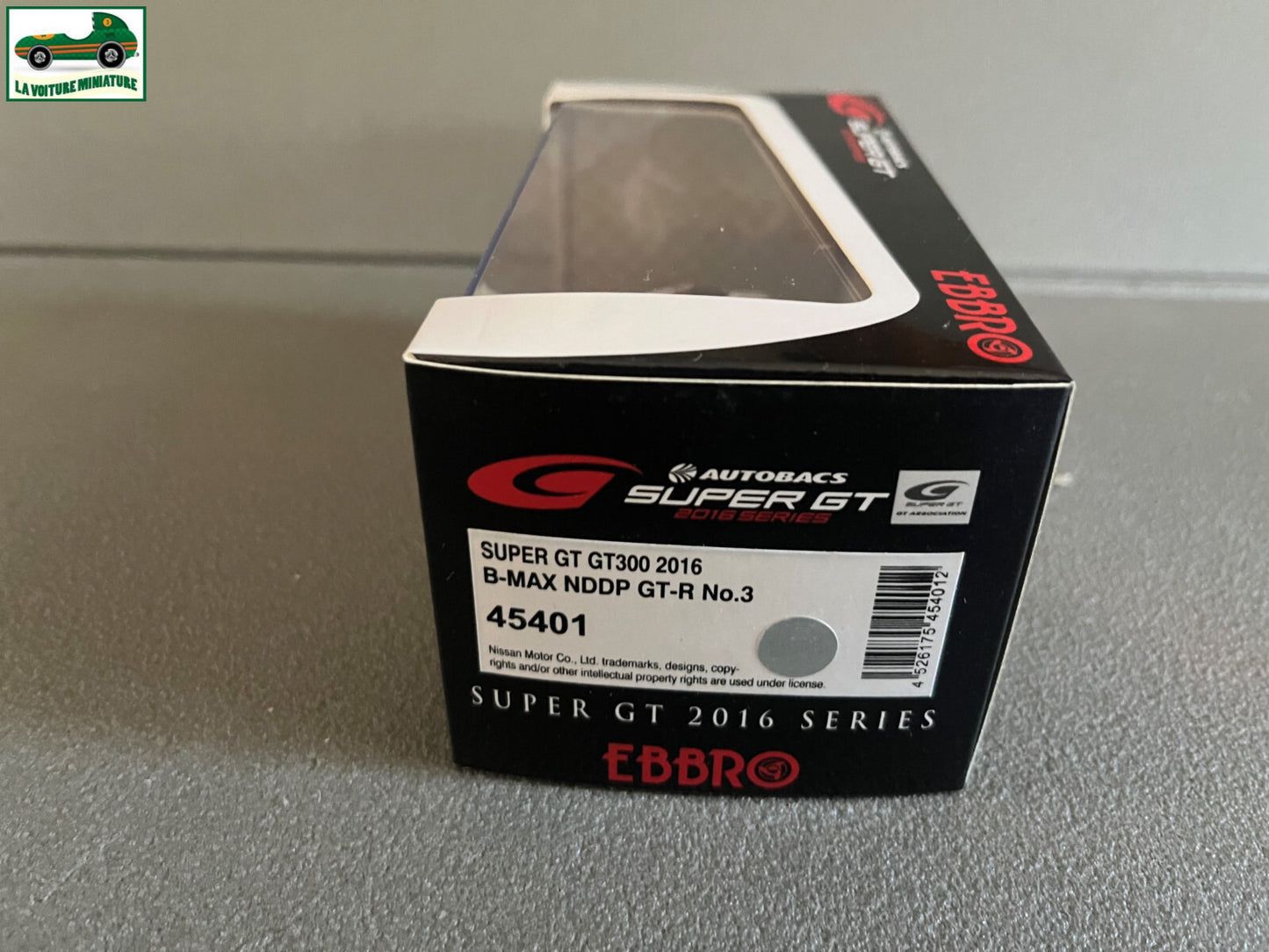 Voiture Miniature B-Max NDDP GT-R Super GT GT300 2016 Ebbro 1/43