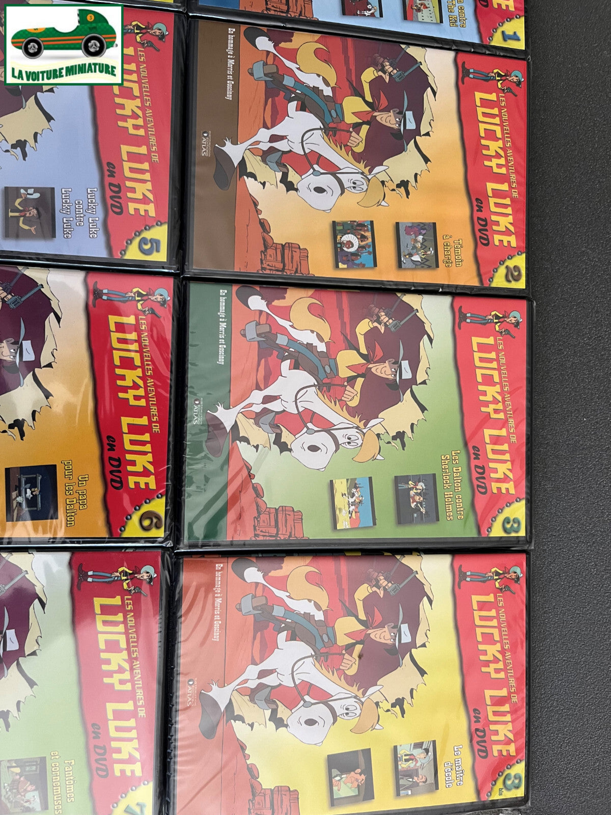 Lot 9 DVD Collection Lucky Luke Editions Atlas Blister