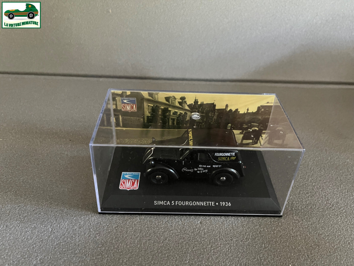 Voiture Miniature Simca 5 Fourgonnette 1936 Altaya au 1/43
