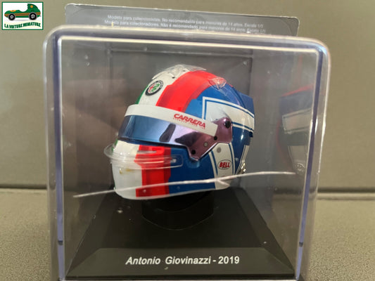 Casque Formule 1 F1 Pilote Antonio Giovinazzi 2019 Alfa Spark Editions au 1/5