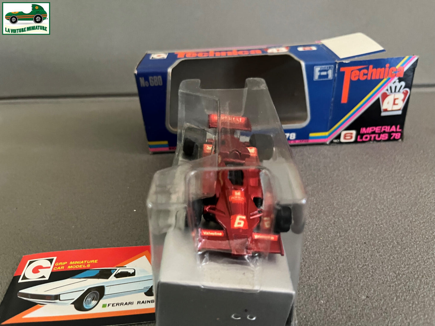 Voiture Miniature Formule 1 F1 Imperial Lotus 78 Technica Japan au 1/43
