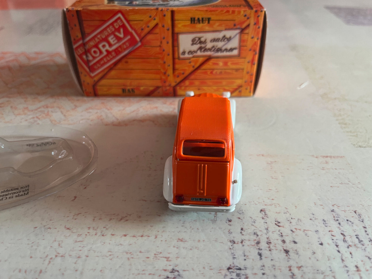 Voiture Miniature 2 CV Citroen 2cv Spot 1976 Norev 1/43