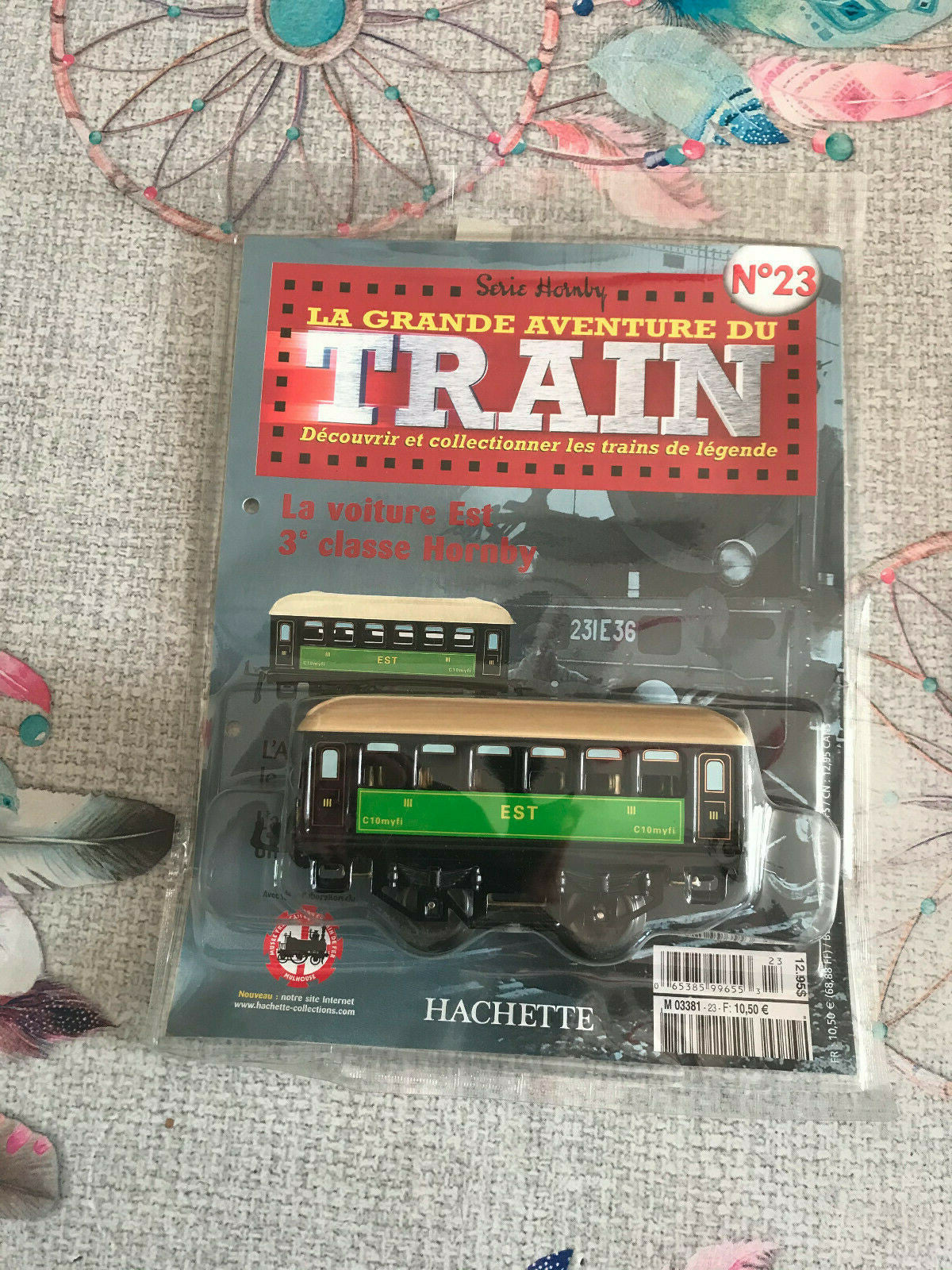 Voiture Est 3è Classe N°23 Hornby Hachette O La Grande Aventure du Train