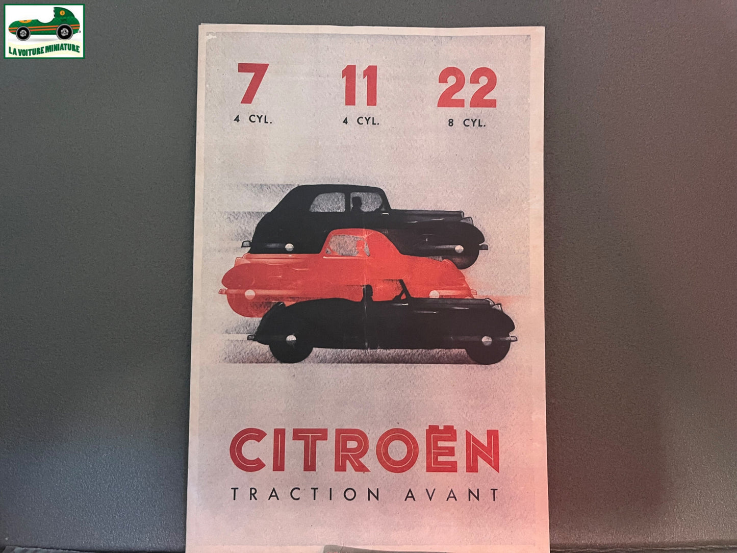 Voiture Miniature Lot Documentation Revue Carte Citroen Traction Atlas Editions