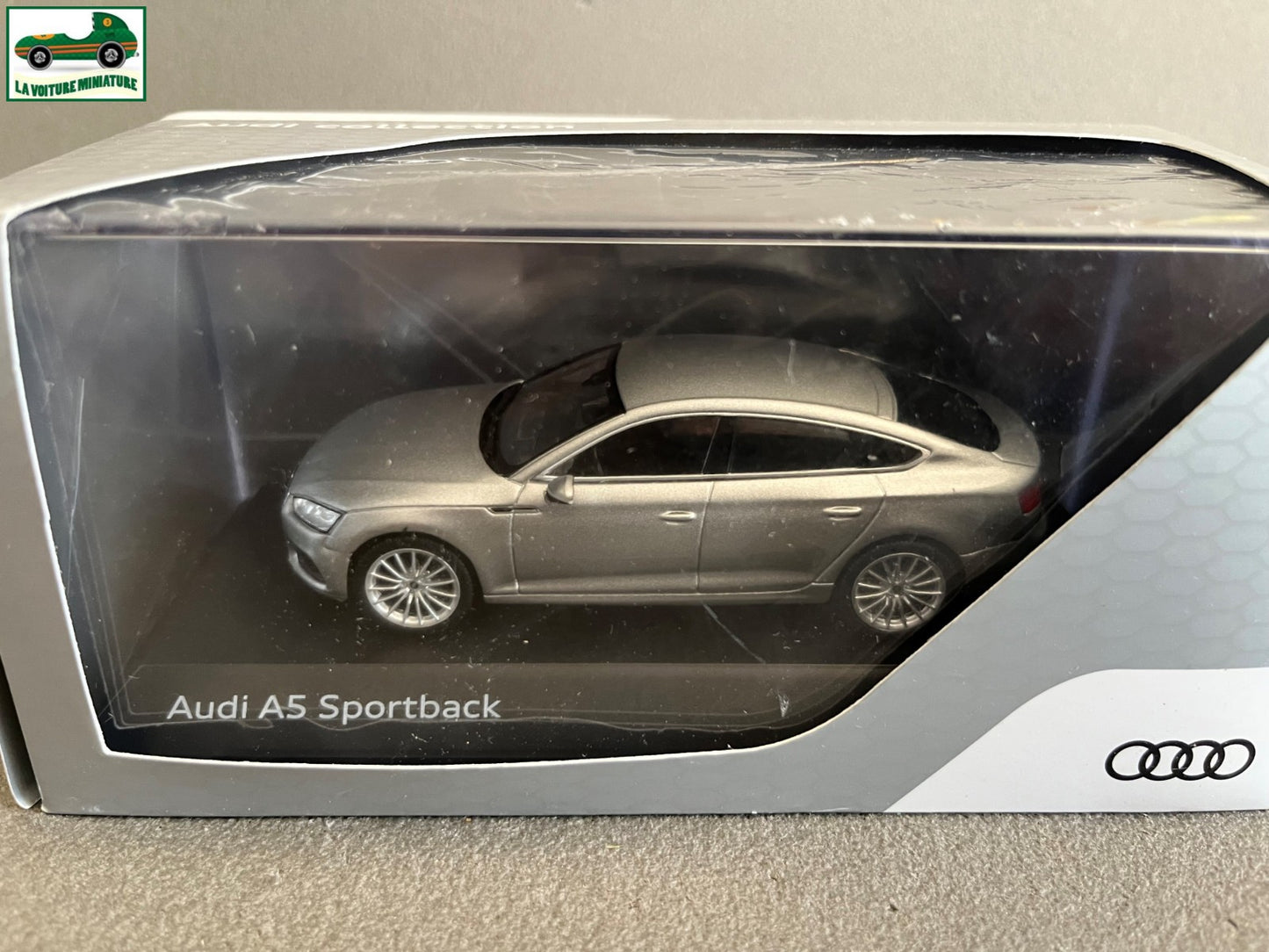 Voiture Miniature Audi A5 Sportback Silver Spark au 1/43