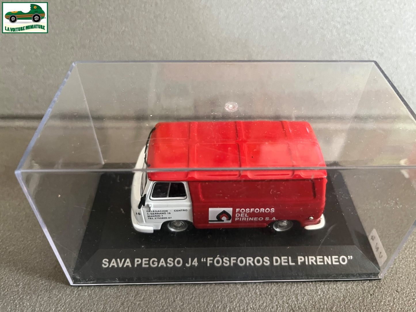 Voiture Miniature Camion Publicitaire Sava Pegaso J4 Fosforos Pirineo au 1/43