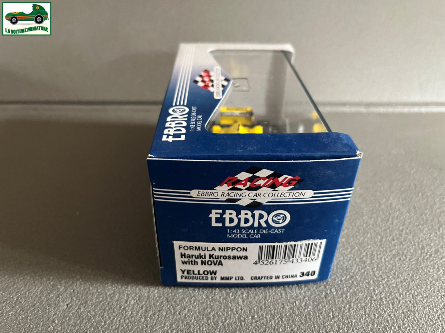 Voiture Miniature Formula Nippon Haruki Kurosawa with Nova F1 Ebbro au 1/43