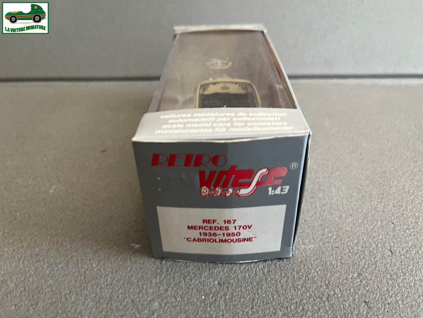 Voiture Miniature Mercedes 170 V Cabriolimousine Retro Vitesse au 1/43