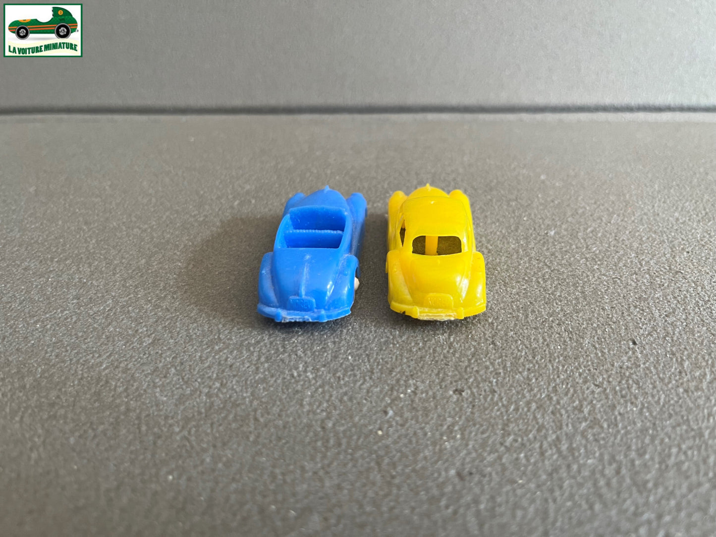 Ancienne Miniature Voiture Lot de 2 Premiere Serie Plastique Norev 1950 1/66