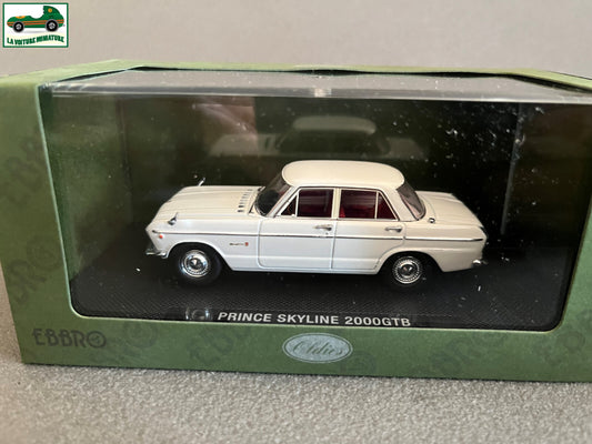 Voiture Miniature Prince Skyline 2000 GTB Ebbro au 1/43