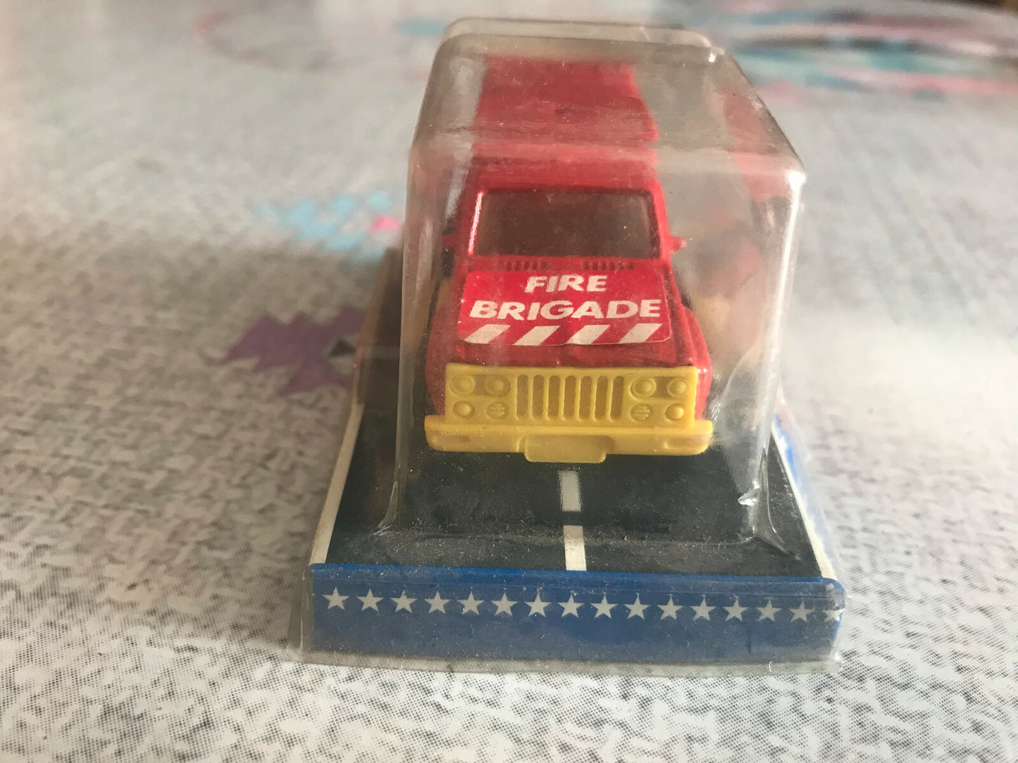 Ancienne Voiture Norev Miniatures 4x4 Fire Brigade Type Majorette 1/64 Minijet