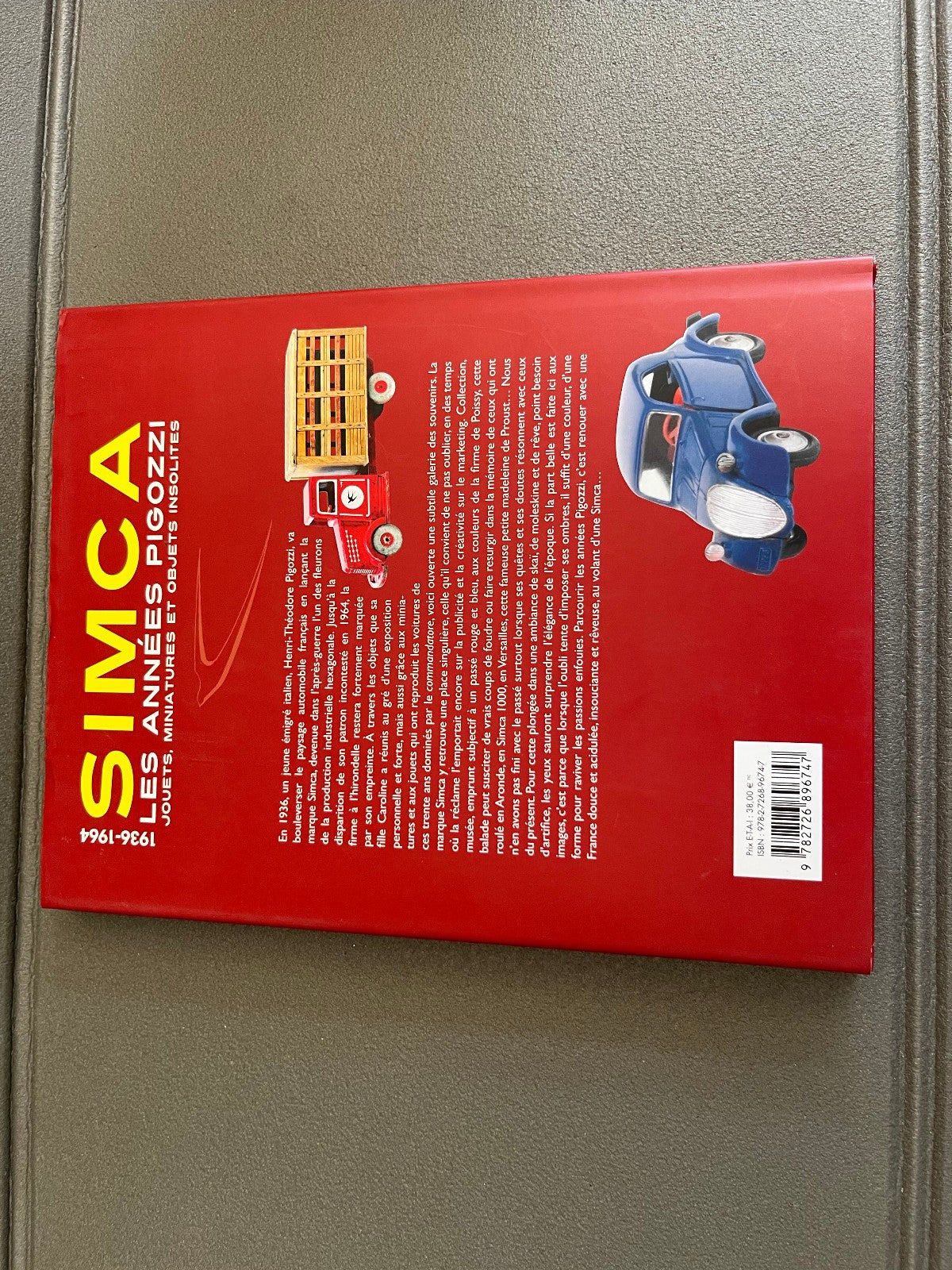 Livre Voiture Automobile Jouets Simca Les Années Pigozzi ETAI