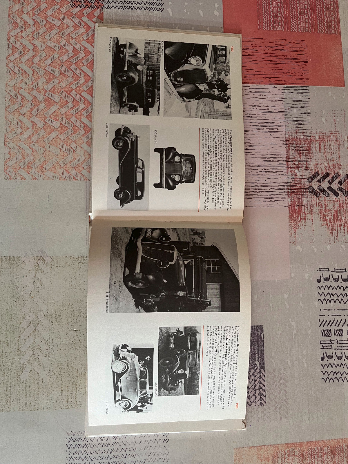 Livre Voiture Automobile American Cars of the 1930s Warne Anglais