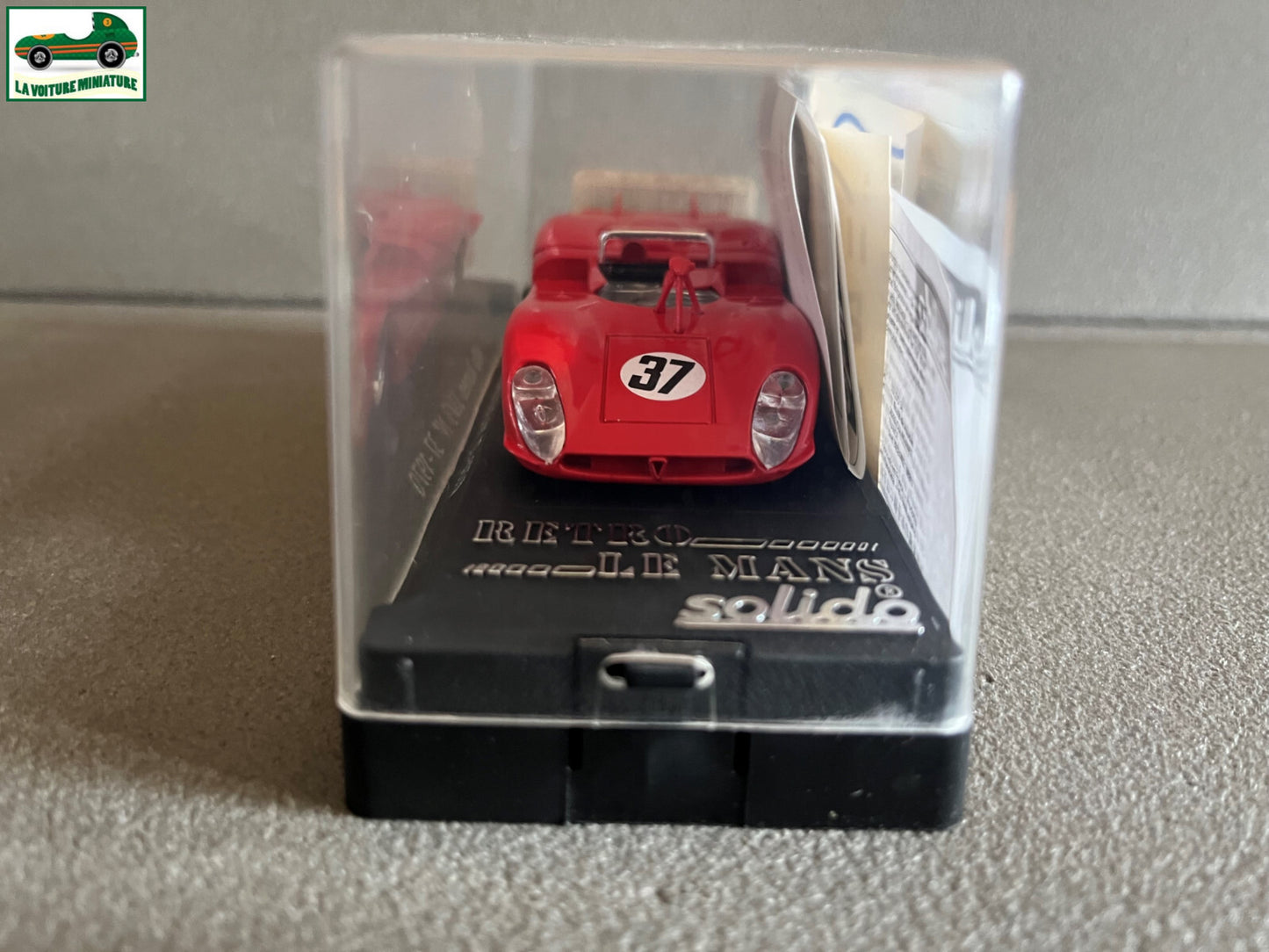 Voiture Miniature Alfa Romeo 33/3 N°37 1970 Solido au 1/43