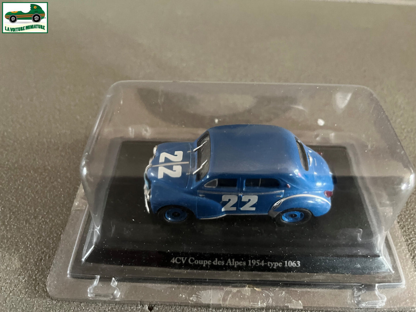 Voiture Miniature Renault 4CV Coupe des Alpes 1954 Eligor au 1/43