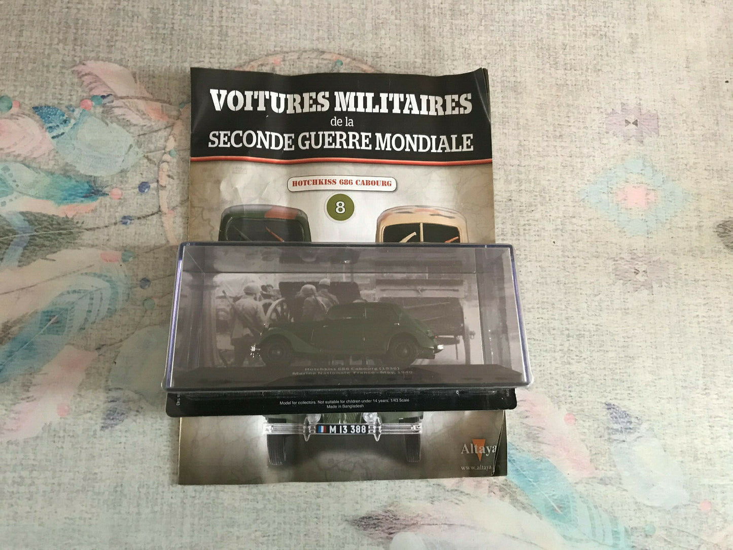 Voiture Miniature Militaire Hotchkiss 686 Cabourg Marine Nationale France 1/43