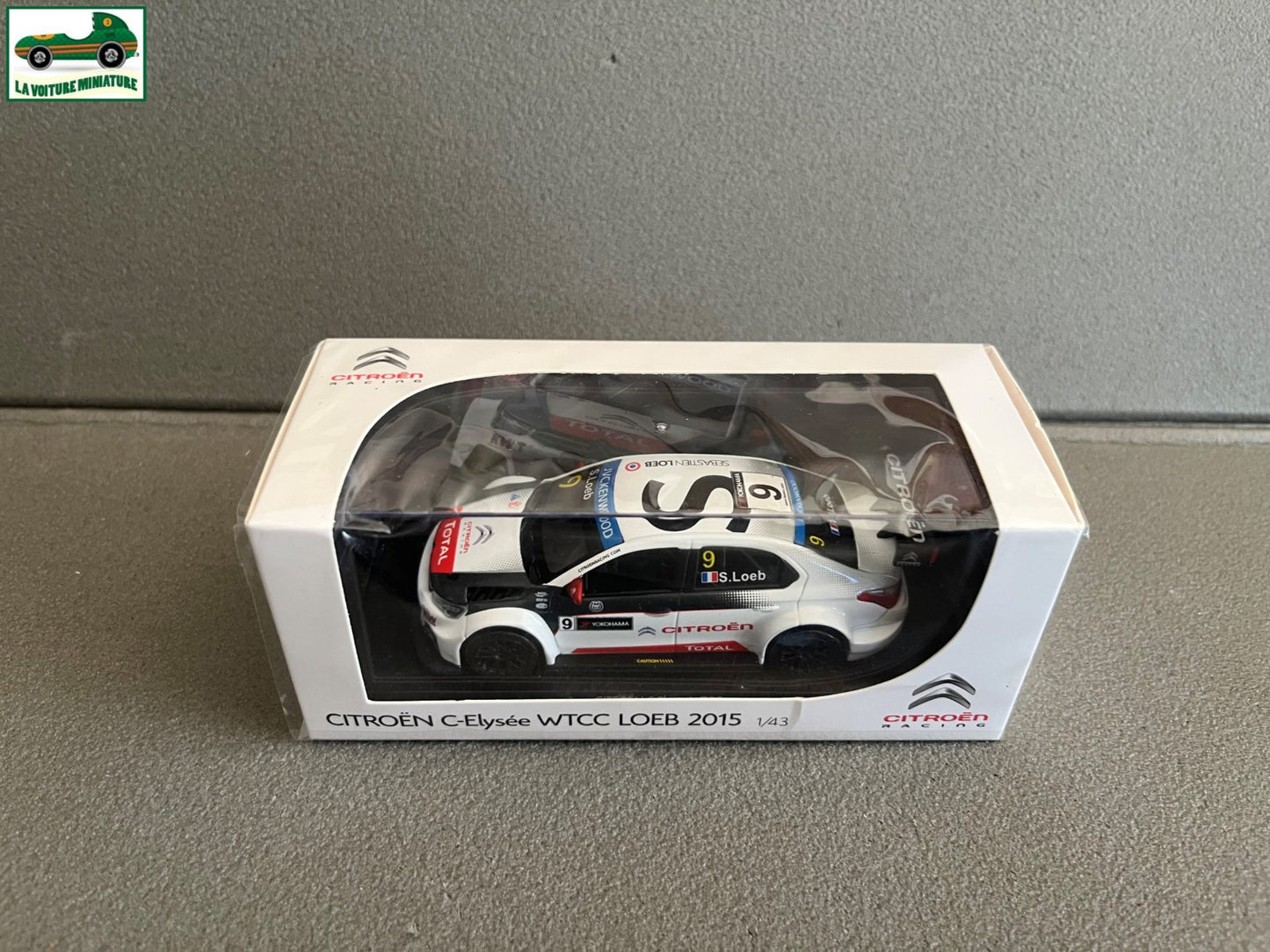 Voiture Miniature Citroen C Elysée WTCC Loeb 2015 Norev 1/43