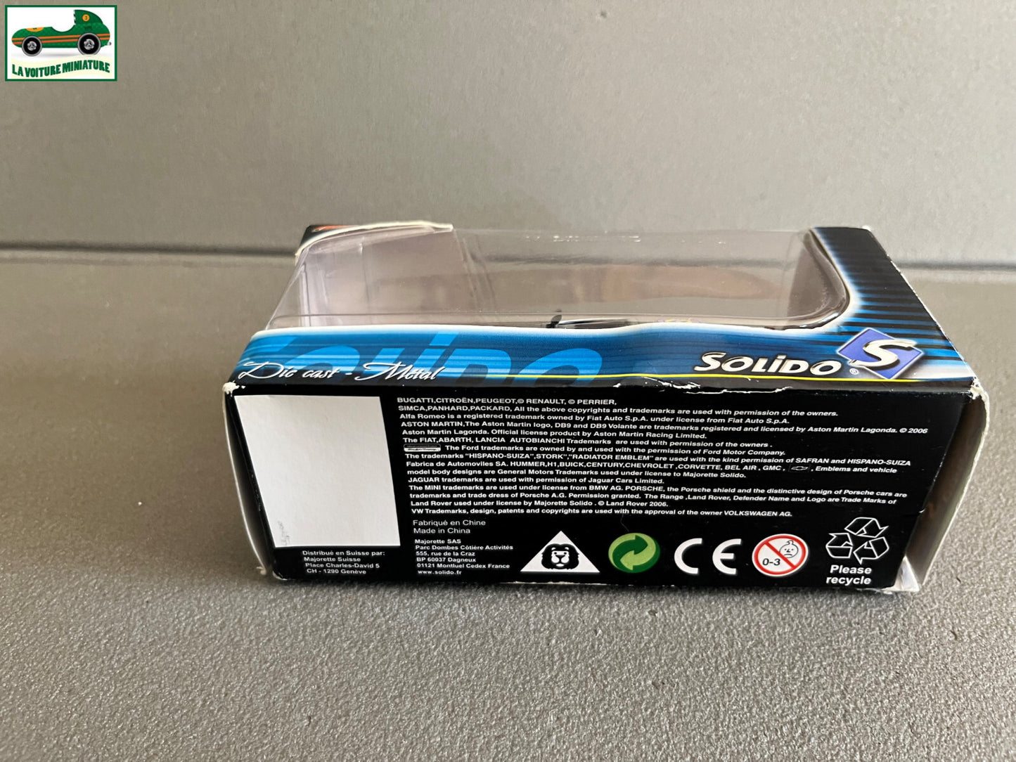 Voiture Miniature Peugeot Bipper 2008 Club Solido Edition Limitée au 1/43