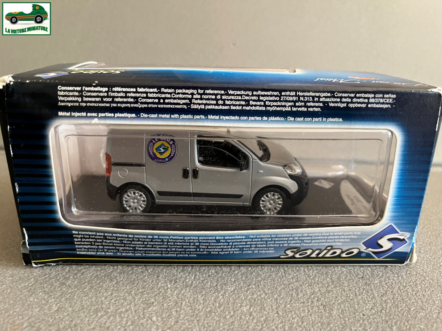 Voiture Miniature Peugeot Bipper 2008 Club Solido Edition Limitée au 1/43