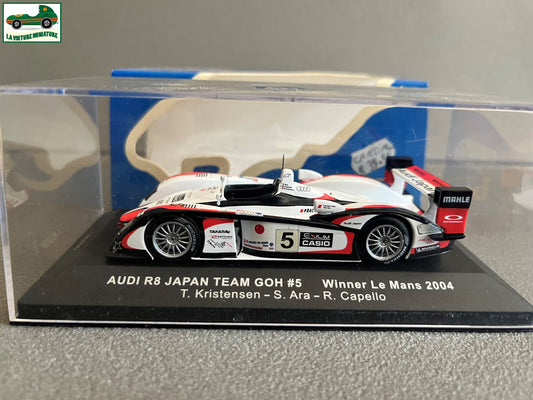 Voiture Miniature Audi R8 Japan Team GOH Winner Le Mans 2004 Ixo au 1/43