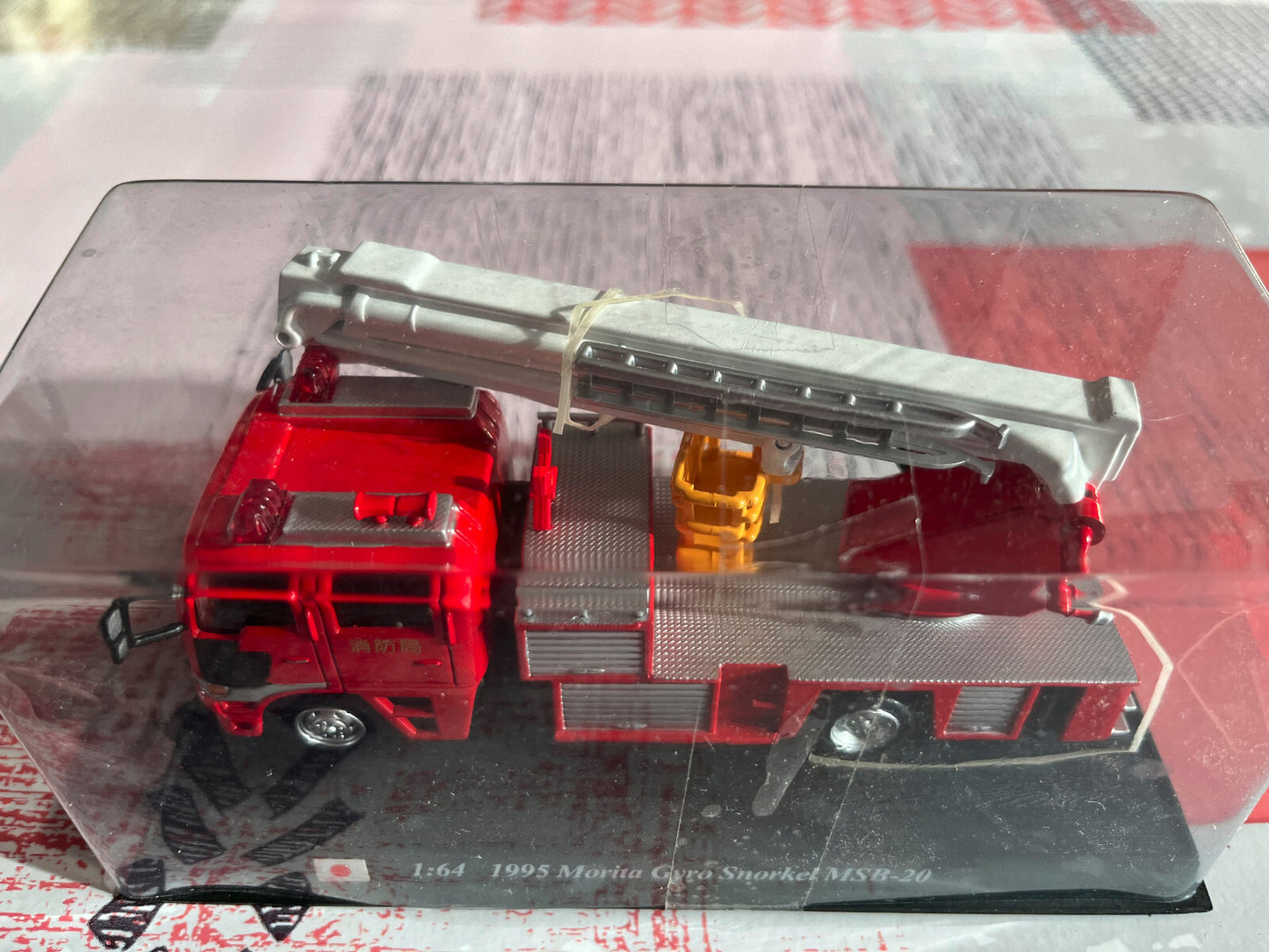 Voiture Miniature Camion Pompiers 1995 Morita Gyro Snorkel MSB 1/64 Delprado