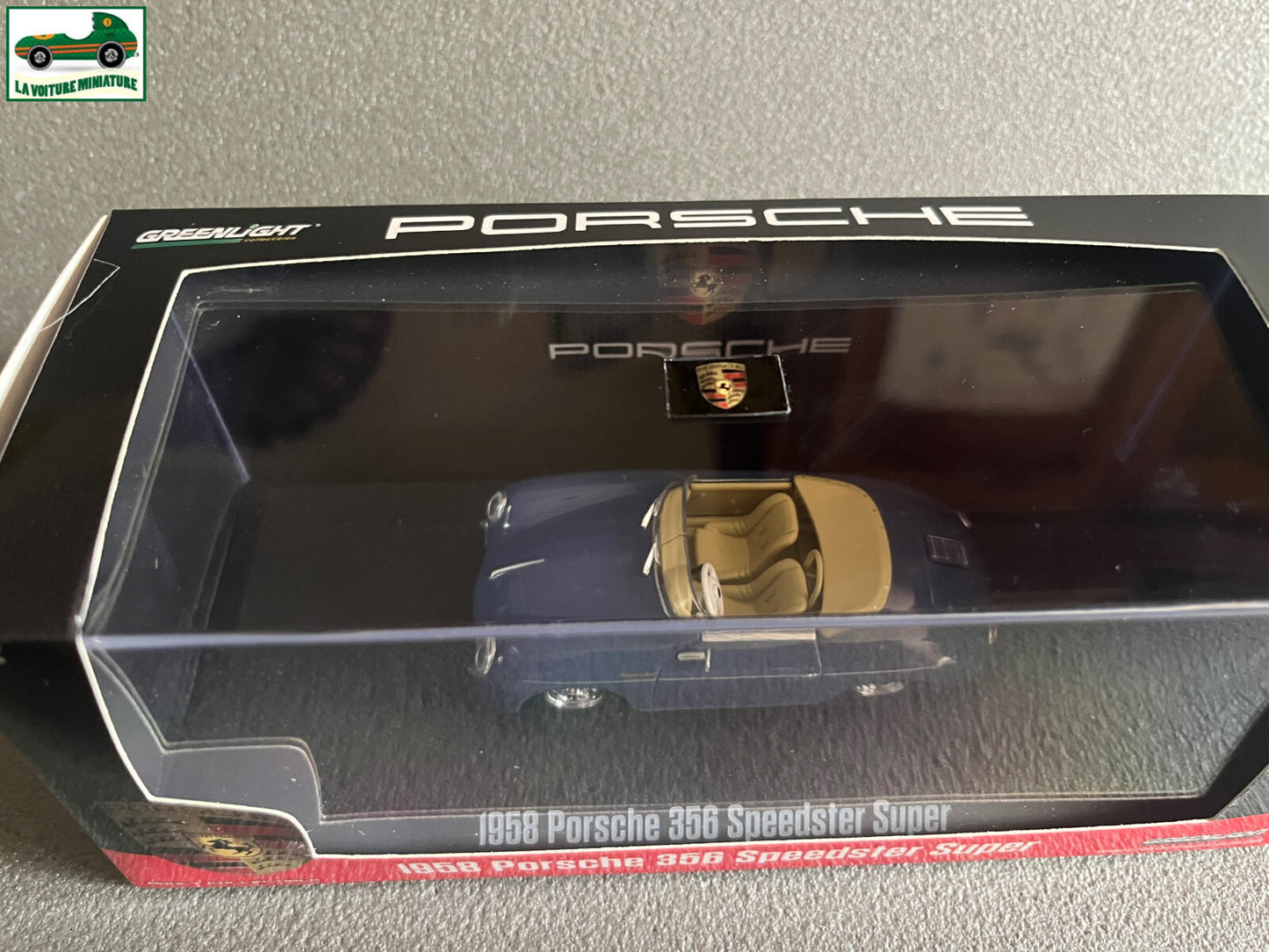 Voiture Miniature 1958 Porsche 356 Speedster Super Greenlight 1/43