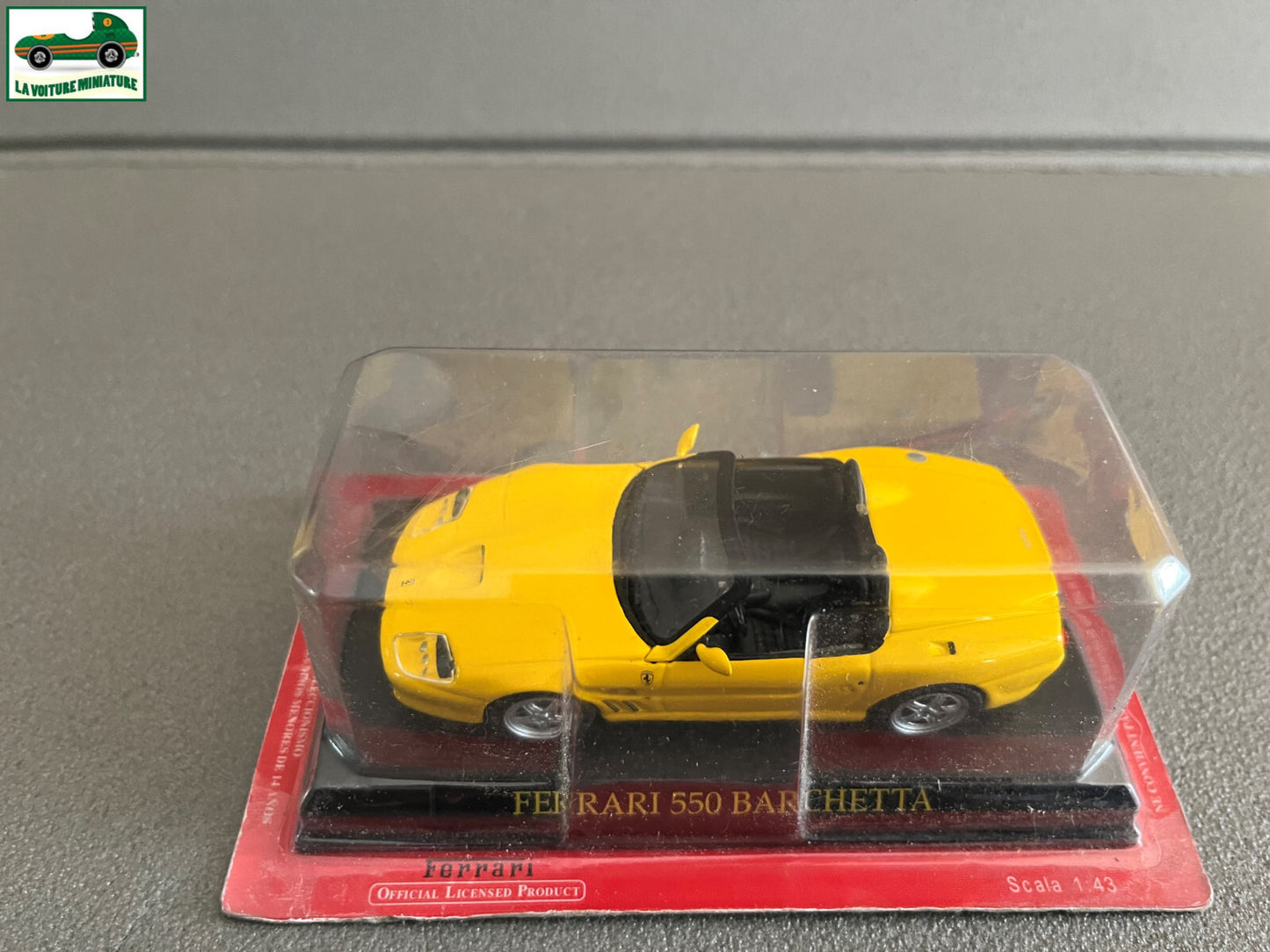 Voiture miniature Collection Ferrari 550 Barchetta Ixo Fabbri au 1/43