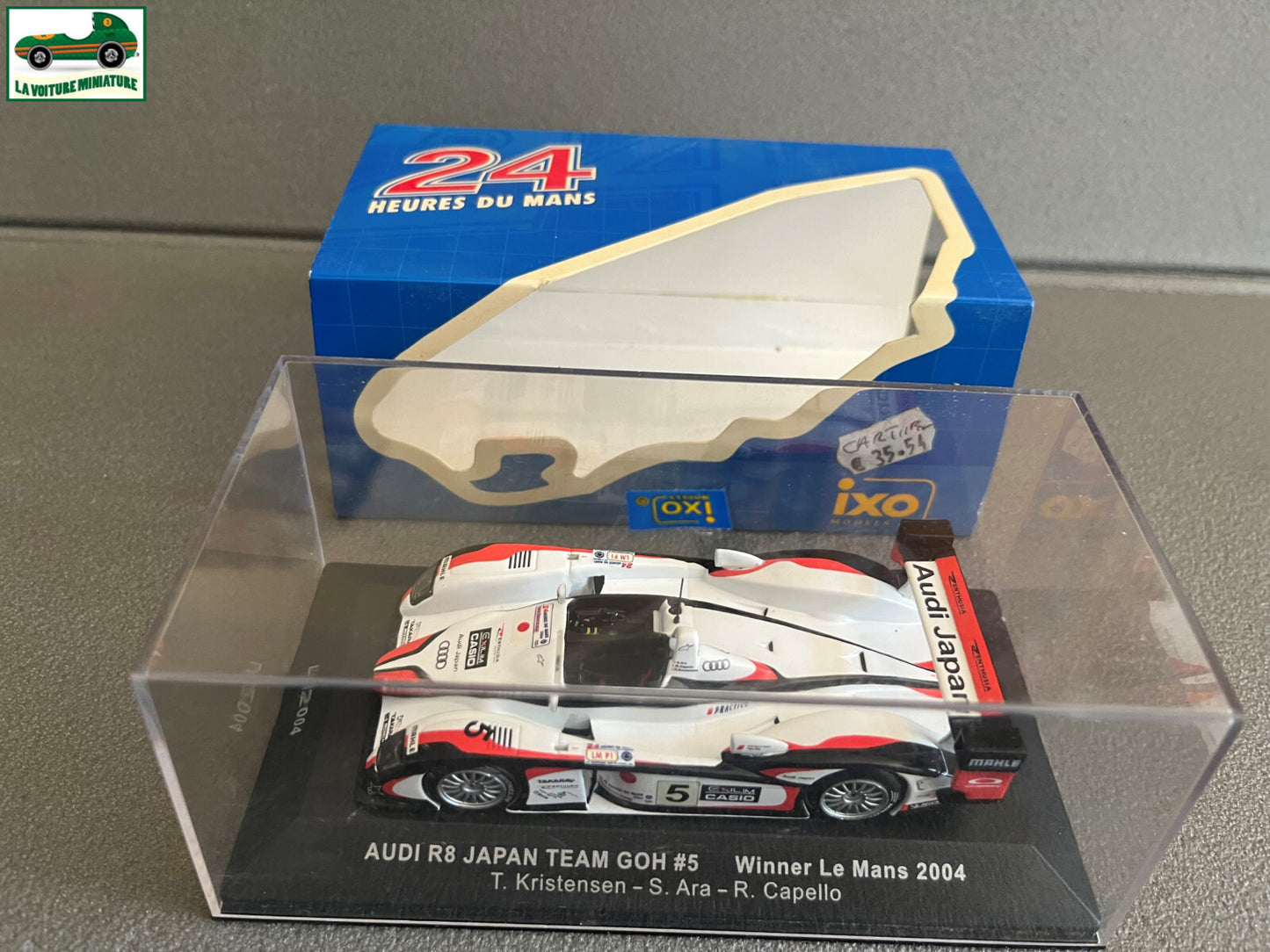 Voiture Miniature Audi R8 Japan Team GOH Winner Le Mans 2004 Ixo au 1/43