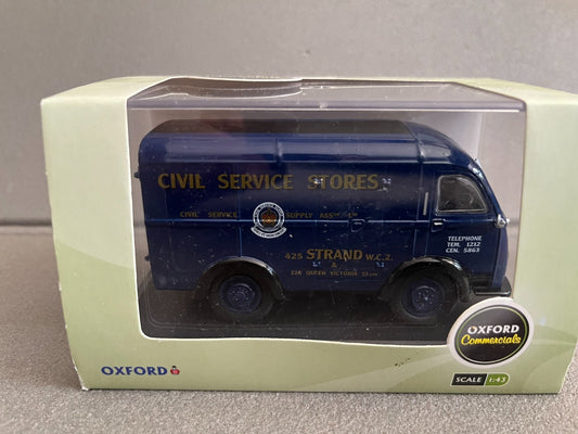 Voiture Miniature Austin ThreeWay Van Civil Service Stores Oxford au 1/43