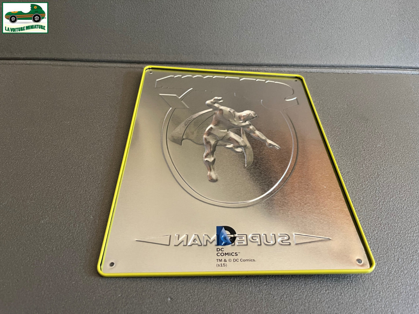 Plaque Métal Murale Comics Couverture Superman 20 x 26 cm Eaglemoss