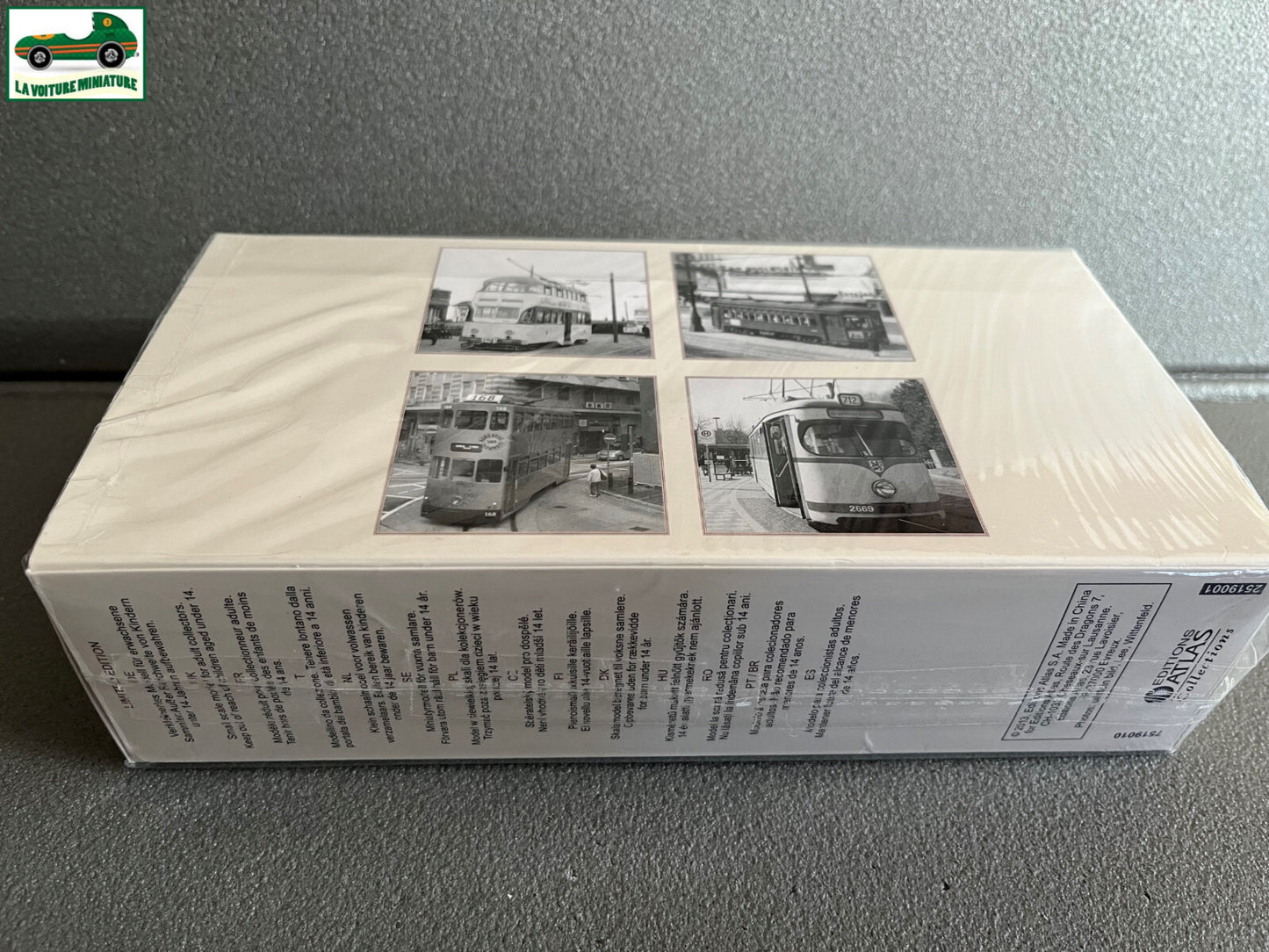 Voiture Miniature Tramway MotriceType 500 CGPT 1907 Ixo Atlas au 1/87