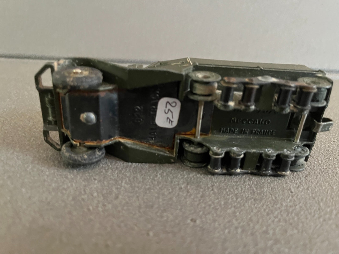 Ancienne Miniature Militaire Blindé Half Track Dinky Toys Meccano France Epave