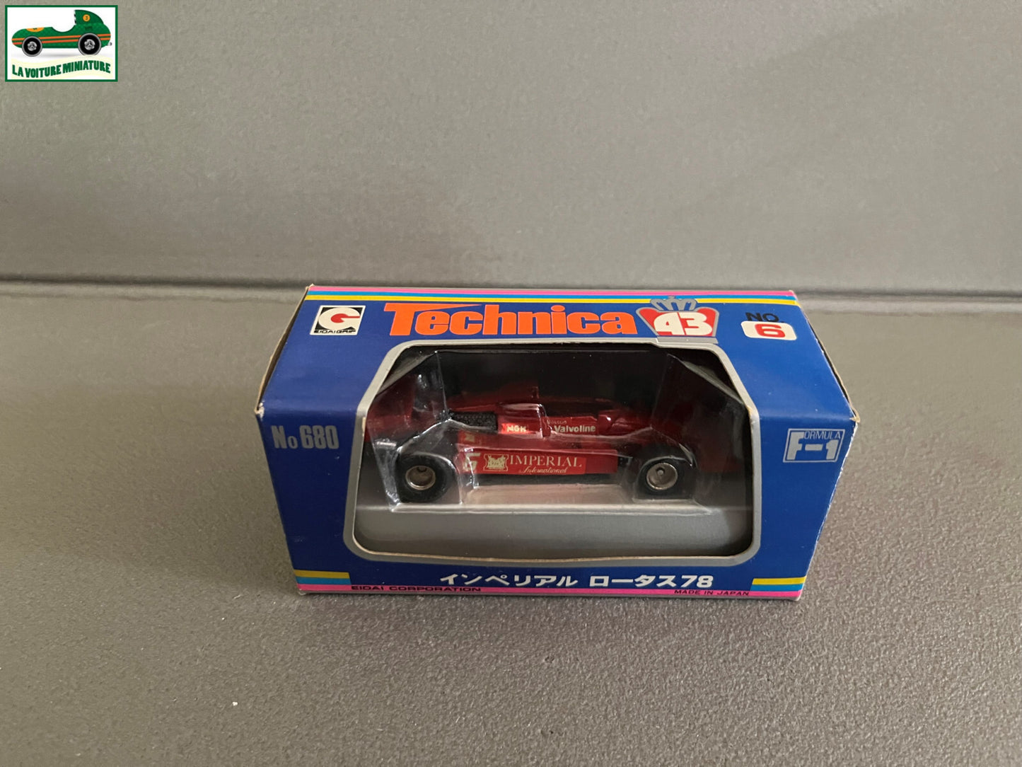 Voiture Miniature Formule 1 F1 Imperial Lotus 78 Technica Japan au 1/43