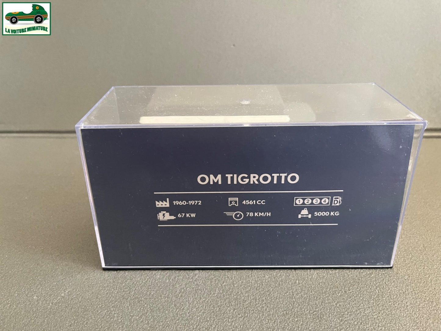 Voiture Miniature Camion Publicitaire OM Tigretto La Rocca 1963 1/43
