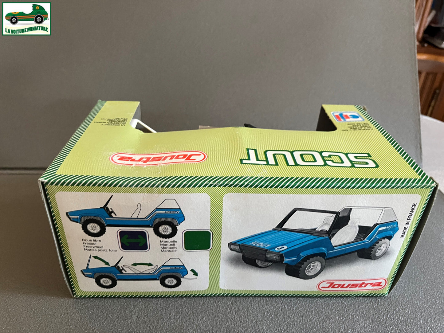 Jouet Ancien Voiture miniature Scout Joustra REF 2570 Ceji France Vintage