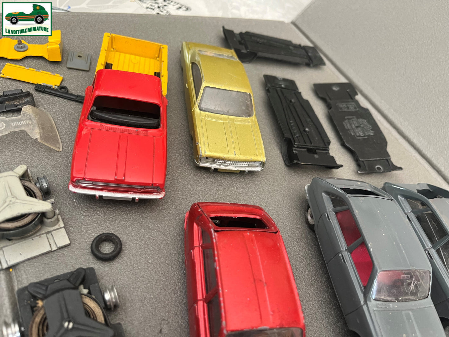 Voiture Miniature Lot Solido Démontable Carrosserie Chassis Moteur Renault Opel