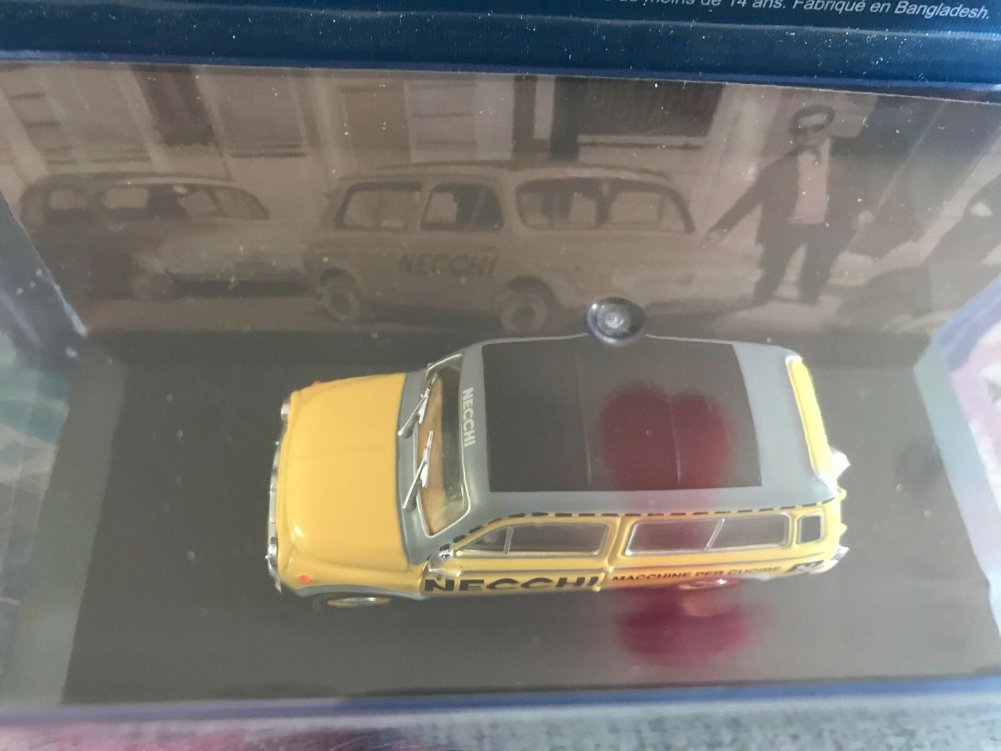 Voiture miniature Publicitaire Fiat 500 Giardiniera Necchi 1960 Jardinier 1/43