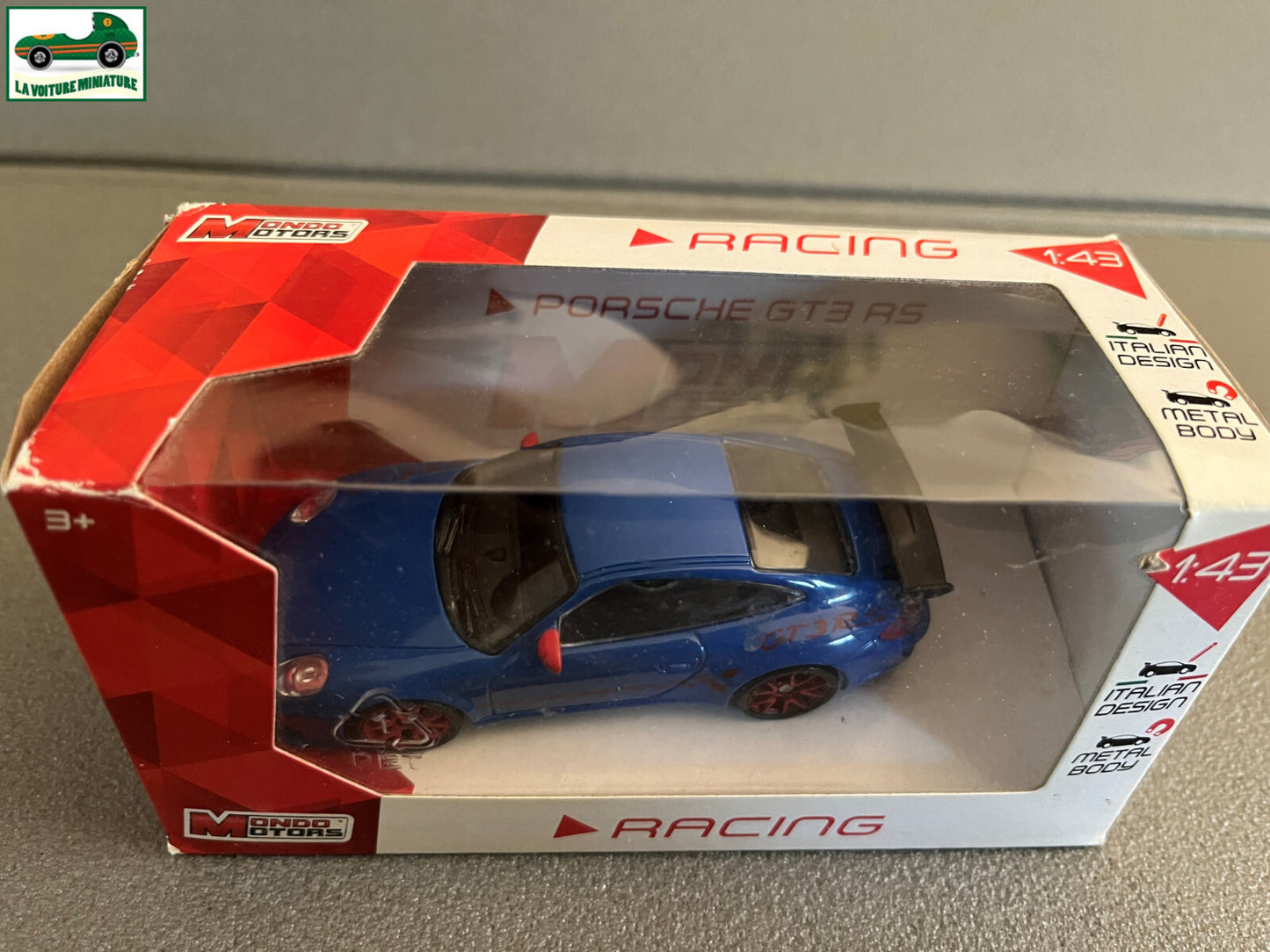 Voiture Miniature Porsche GT3 RS Mondo Motors au 1/43