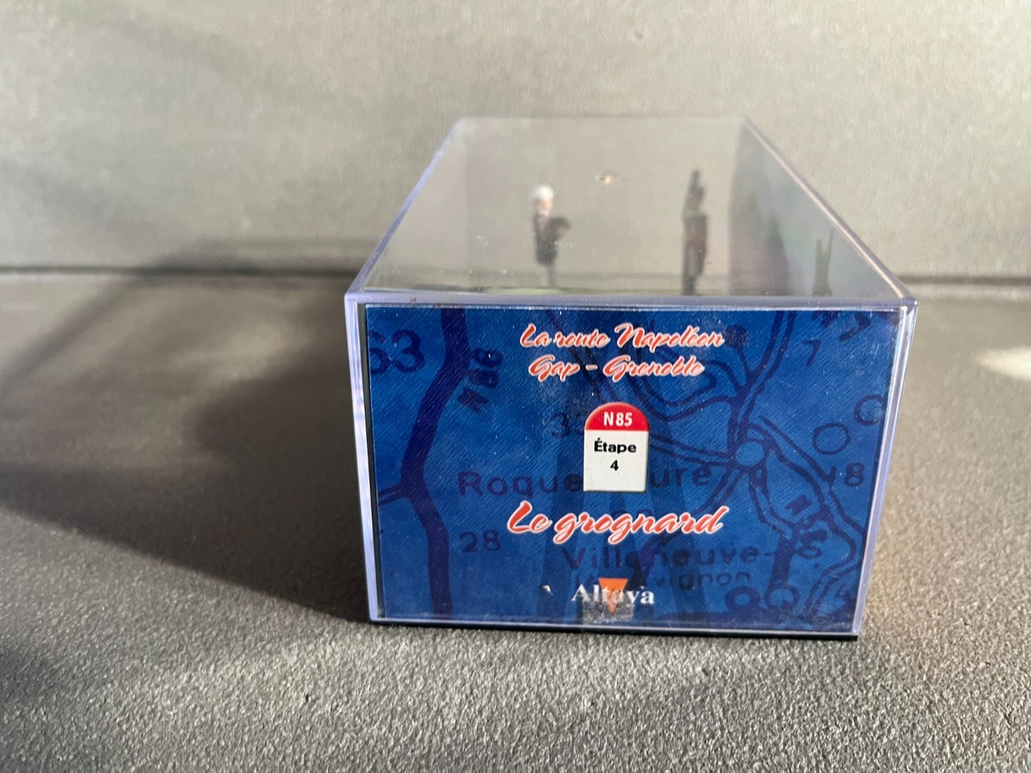 Voiture Miniature Simca Aronde Grand Large Etape 4 La Route Bleue RN7 1/43