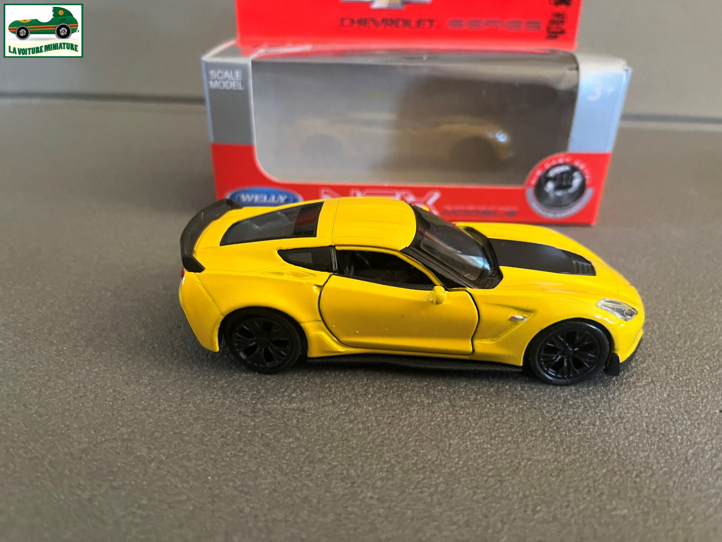 Voiture miniature Chevrolet Corvette Z06 2017 Welly 1/34 - 1/36 - 1/39