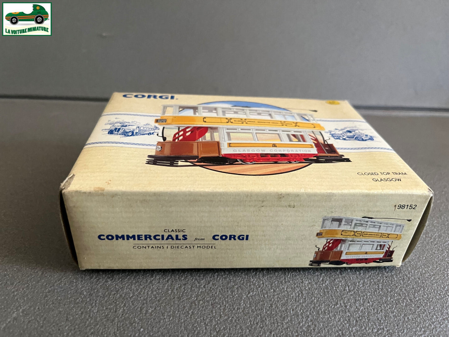 Voiture miniature Bus Tramway Closed Top Tram Glasgow Corgi 98152