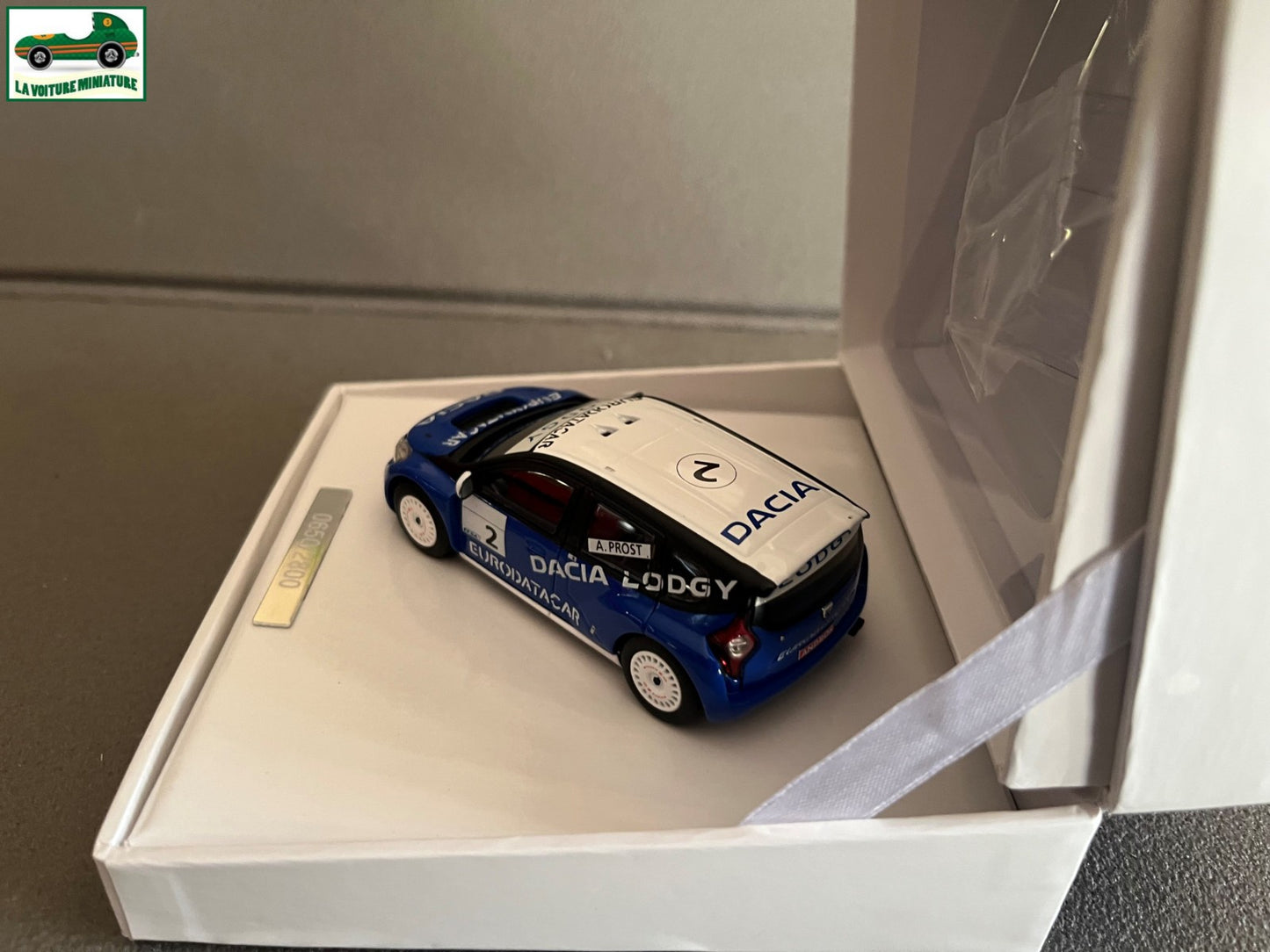 Voiture Miniature Dacia Lodgy Trophee Andros Alain Prost Eligor 1/43