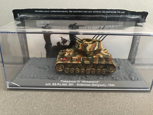 Miniature Militaire Char Tank Blindé Flakpanzer IV Wirbelwind 1944 Altaya 1/72