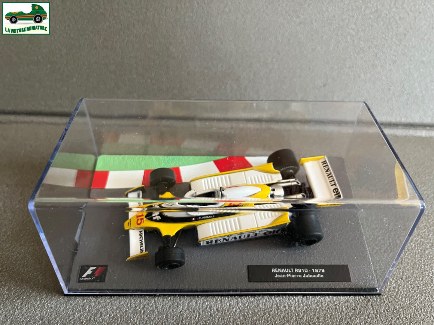 Voiture miniature Formule 1 F1 Renault RS10 1979 Jabouille au 1/43